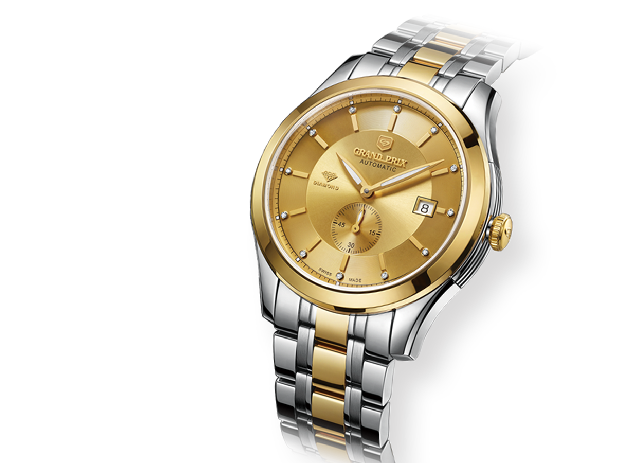 LAMINATED K GOLD MECHANICAL WATCHES